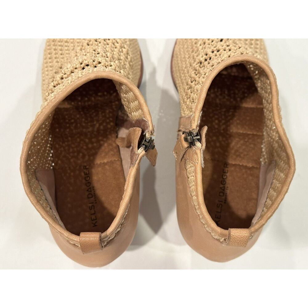 Anthropologie Kelsi Dagger Brooklyn TOAST NEUTRAL Women's 12 Ego Ankle Boot $219 - Picture 11 of 13